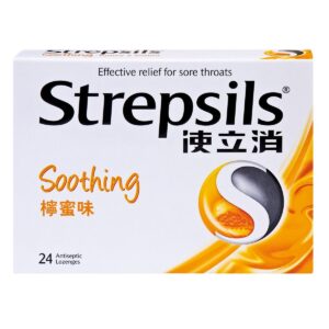 Strepsils - Strepsils lemon honey flavored throat lozenges